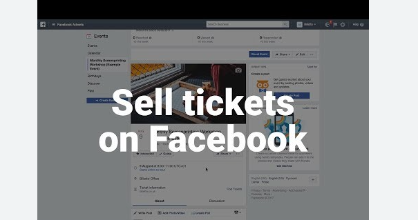 Can You Sell Tickets on Facebook?