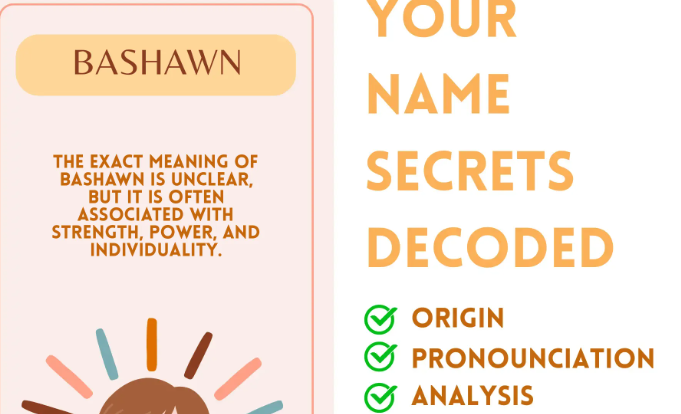 What Does the Hebrew Name Baashaw Mean?